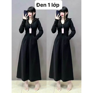  Áo dài chống nắng nữ dáng dài toàn thân chất UMI dày dặn mềm mát co giãn thoải mái 