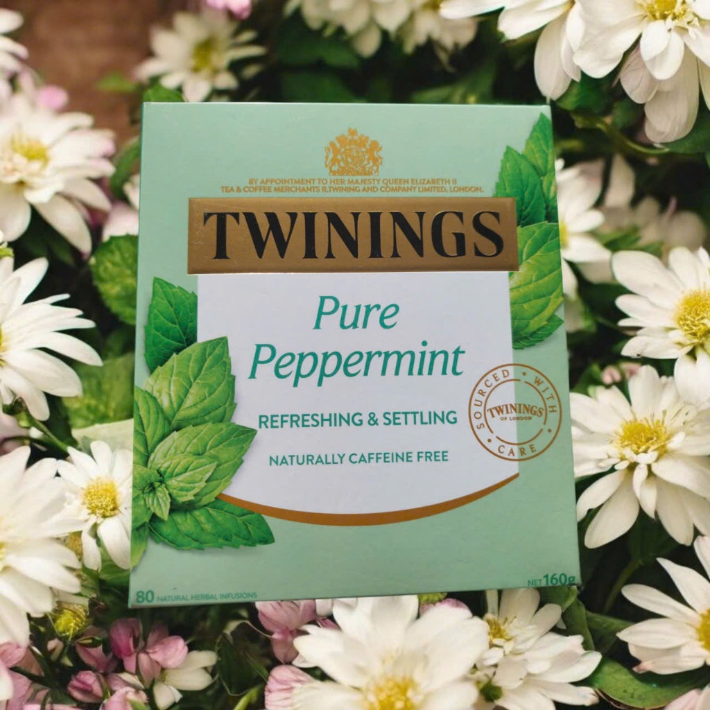 Trà Twinings Pure Peppermint vị bạc hà mát lạnh 80 gói