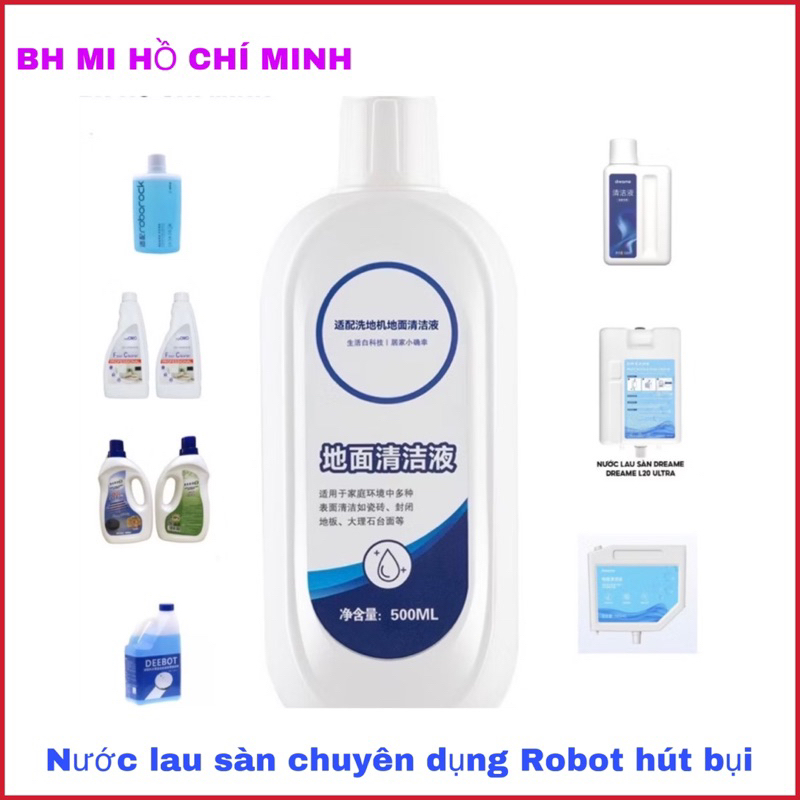 ( Hàng chính hãng ) Thế giới nước lau sàn dành cho robot hút bụi : Dreame ,Ecovacs , Roborock ,Tinec