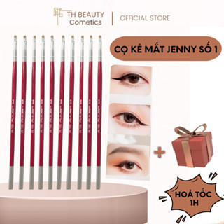 (Mua 2c trở lên )Cọ kẻ mắt eyeliner JENNY cán đỏ loại đầu nhỏ, chuyên kẻ viền mắt siêu sắc nét