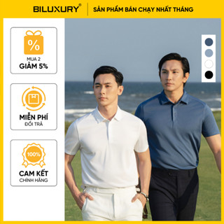 Combo 2 Áo Polo Nam AIRCOOL POLO Thời Trang Nam Biluxury 8APCB428 Áo Thun Có Cổ Polo Trơn Thoáng Mát Thấm Hút Mồ Hôi