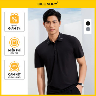 Áo Polo Nam 8APCB406 Biluxury, Polo Chống Nhăn Nhàu, Thoáng Mát