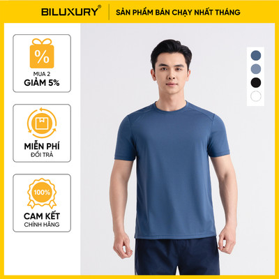 Combo 2 Áo Thun Nam AIRLUX T-SHIRT 8APKB402/8APKB420 Biluxury Thời Trang Nam Cotton Co Giãn 4 Chiều