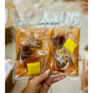 Bánh tráng cuốn bơ tép khô bò cay