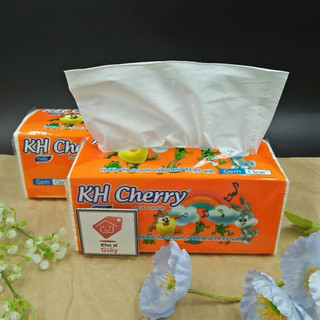THÙNG 40 GÓI RÚT LỤA CAO CẤP CHERRY [ CAM ] - GIẤY LỤA SIÊU MỀM MỊN VÀ DAI