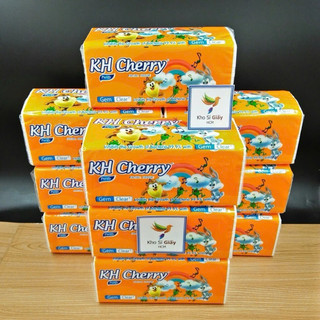 THÙNG 40 GÓI RÚT LỤA CAO CẤP CHERRY [ CAM ] - GIẤY LỤA SIÊU MỀM MỊN VÀ DAI