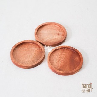 Lót ly gỗ tròn-Lót ly bằng gỗ tự nhiên