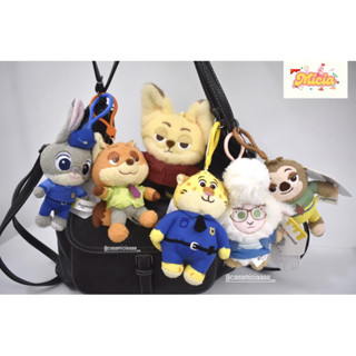   SẴN HÀNG HỎA TỐC   AUTH  Móc khoá Gấu bông Zootopia cặp đôi Disney treo balo keychain hoạt hình chính hãng CASAMICIA 💚o 