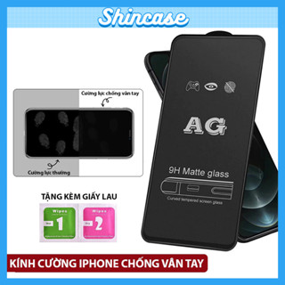 Kính Cường Lực iPhone 9D Chống Vân Tay Full Màn - Ốp lưng iP 6/6s/7/8/Plus/X/XS/XR/11/12/13/14/15/16/17Pro/Max/Mini/Air