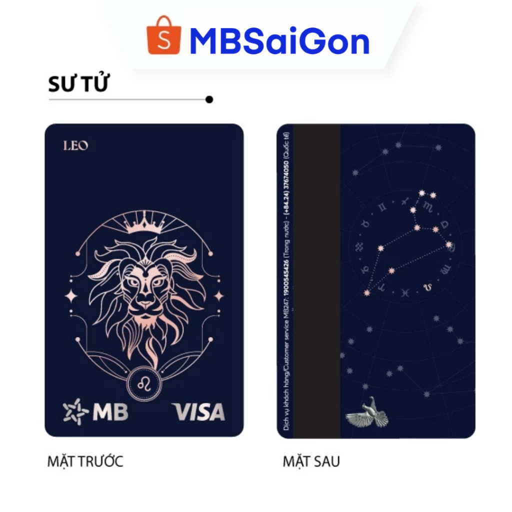 Thẻ MBBank Hi Visa Collection - Cung Hoàng Đạo
