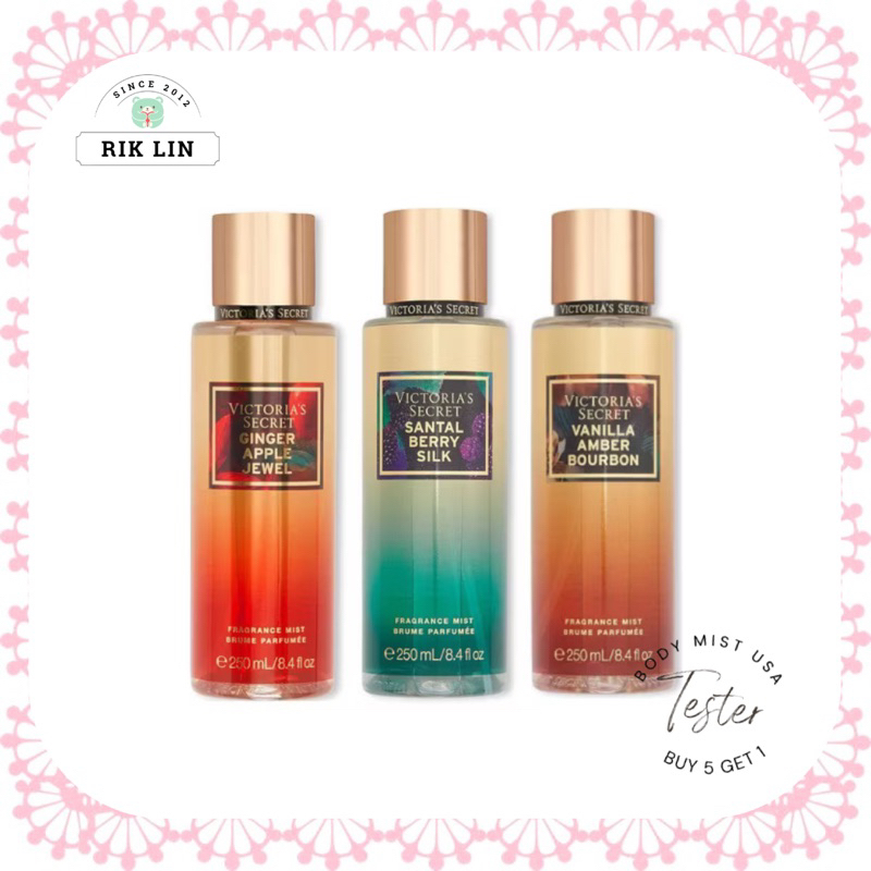 GINGER APPLE JEWEL | SANTAL BERRY SILK | VANILLA AMBER BOURBON| PINK EARTH - Xịt Thơm Body Mist