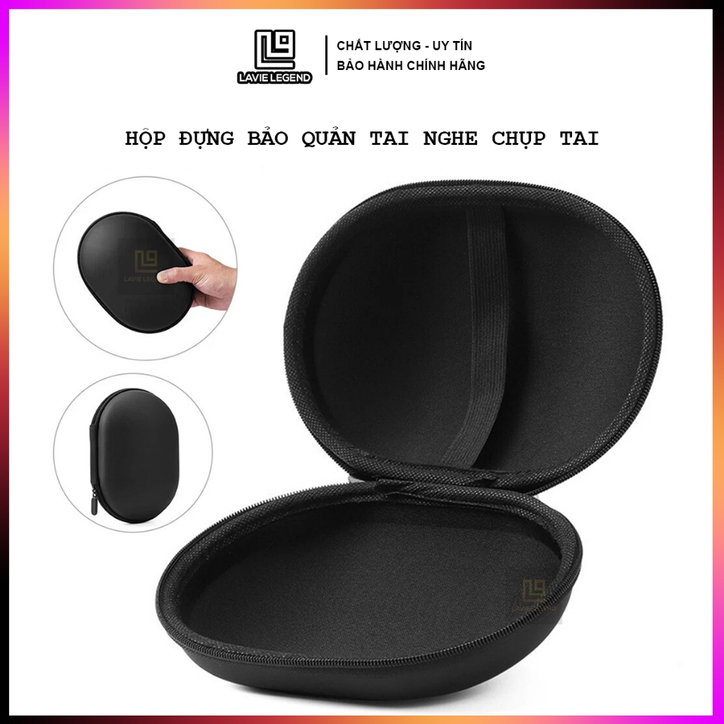 Hộp Đựng Tai Nghe Chụp Tai Lavie Legend Chất Liệu EVA Cứng Chống Sốc Chống Trầy Xước Tai Nghe Headph