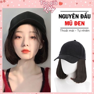  Nón Lưỡi Trai Tóc Giả Vic Cúp Ngang Vai – Mũ Tóc Giả Ngắn Xinh Cho Nữ T82 
