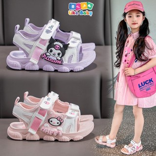 Sandal Bé Gái Từ 3-12 Tuổi Siêu Nhẹ Chống Trơn Trượt Họa Tiết Kurmi Đế Êm Chống Trơn Trượt D225