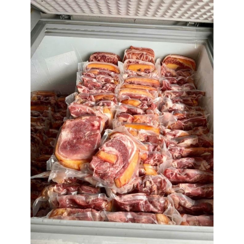 1kg Ba rọi heo rừng lai 3 chân lông .(giao hỏa tốc)