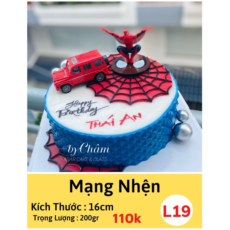 Khuôn silicone Hồng phát tạo hình mạng nhện - L19