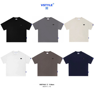 (FULL BOX) Áo Thun Boxy Logo Cao Su Vstyle Nam Nữ Unisex Local Brand
