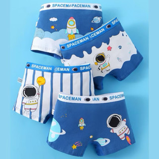 Set 4 Quần chip đùi cho bé trai 9-50kg mẫu phi hành gia khủng long hàng Quảng Châu cao cấp
