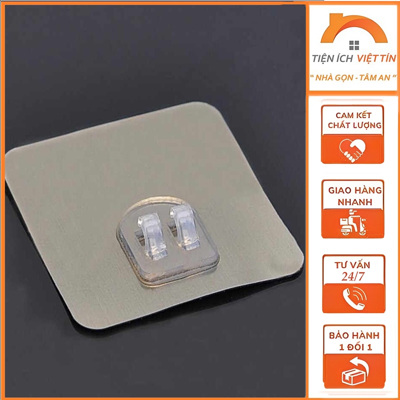 Bộ 2 Miếng dán thay thế loại ĐƠN BẠC ( KT 8x8cm) (Tiện Ích Việt T ín)