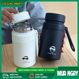  Bình giữ nhiệt GUCGRES lõi inox 316 bình nước có lưới lọc trà giữ nhiệt 12 giờ ca uống nước dung tích 1000ml 
