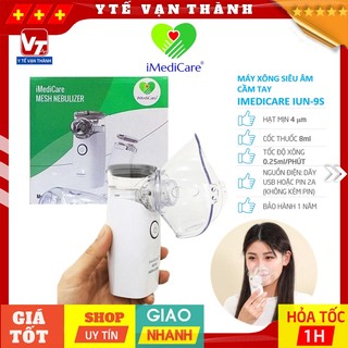 ✅ máy xông khí dung siêu âm cầm tay imedicare iun-9s | -vt0300
