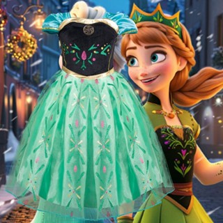 Váy công chúa cho bé gái Đầm công chúa Anna cho bé Váy Elsa Halloween
