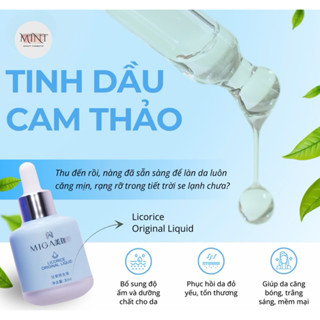  TINH DẦU CAM THẢO MIGA  30ML  -  LICORICE ORIGINAL LIQUID XANH DƯƠNG CHÍNH HÃNG 
