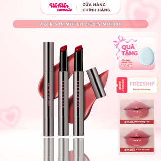   HỎA TỐC HCM  AZTK Son Môi Lip Jelly Mirror Xuân Hè Son Môi Dưỡng Ẩm Làm Che giấu đường viền môi 