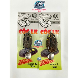 Mồi Câu Lure CÓC LK - Mồi Hơi Chuyên Lure