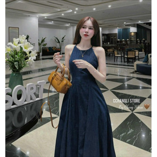  Váy Maxi Yếm Jean Mềm Mã S11 