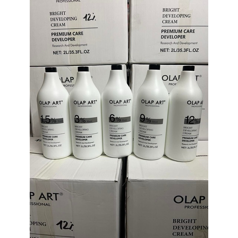 Oxy trợ nhuộm không rát da đầu  hương bạc hà chính hãng OLAP 1000 - 2000ml