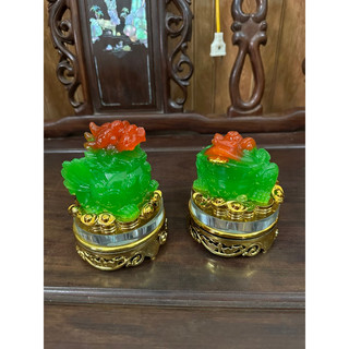 Bộ Cóc Tỳ Hưu phong thủy (Thiềm thủ ngậm tiền)