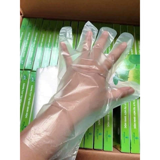 gần  100 găng tay  nilon  mẫu ngẫu nhiên