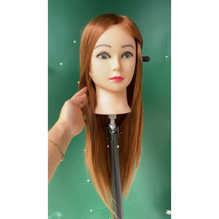 đầu ken tóc giả học cắt, Đầu manocanh 70cm cho học viên, đầu bới tóc cô dâu, tạo kiểu