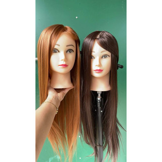 đầu ken tóc giả học cắt, Đầu manocanh 70cm cho học viên, đầu bới tóc cô dâu, tạo kiểu