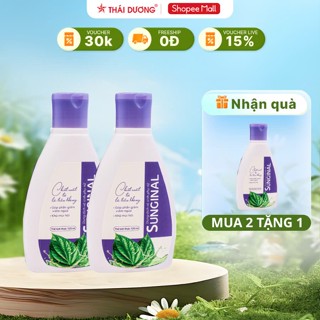 [MUA 2 TẶNG 1] set 3lọ dung dịch vệ sinh SUNGINAL120ml giảm viêm ngứa, khử mùi hôi -Sao Thái Dương