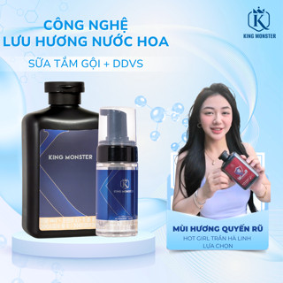 Combo Nam Thần Sữa Tắm 350ml & Dung dịch vệ sinh 100ml King Monster