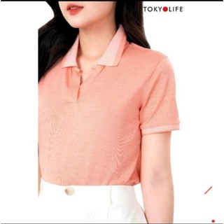 Áo Polo Nữ ToKyo Life Kiểu Dáng Đơn Giản, Dễ Phối, Chất Cottton Thoáng Mát