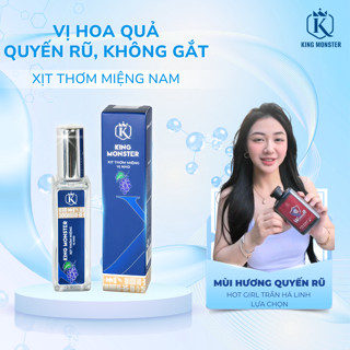 Xịt thơm miệng KING MONSTER nam nữ 20ml hương vị tự nhiên the mát
