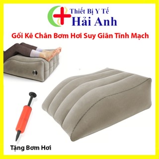 Gối Kê Chân Chống Giãn Tĩnh Mạch Bơm Hơi, Gối Đa Năng Bơm Hơi, Giảm Đau Vai Gáy, Tăng Cường Tuần Hoàn Máu
