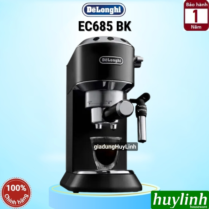 Máy pha cà phê Delonghi EC685 BK (Màu đen) - Chính hãng