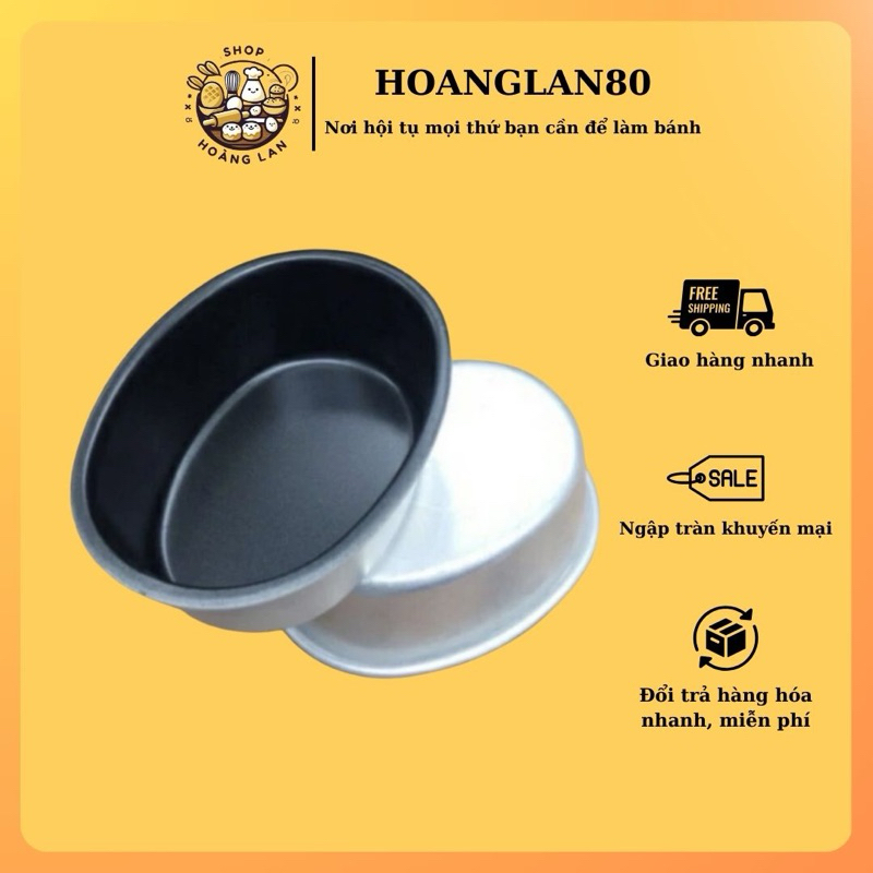 Khuôn oval chống dính D04