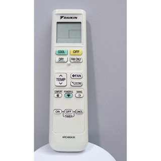  REMOTE ĐIỀU KHIỂN MÁY LẠNH DAIKIN ARC480A36  ARC480A32   2 loại có thể thay thế cho nhau  