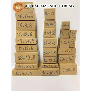 Thùng hộp carton size nhỏ, thùng giấy  nhiều kích thước giá rẻ nhất HCM