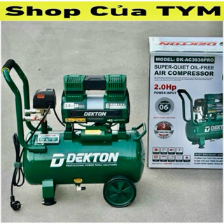 MÁY NÉN KHÍ KHÔNG DẦU Model: DK-AC3930PRO DEKTON - THỂ TÍCH BÌNH 30L 👉 Tym Shop
