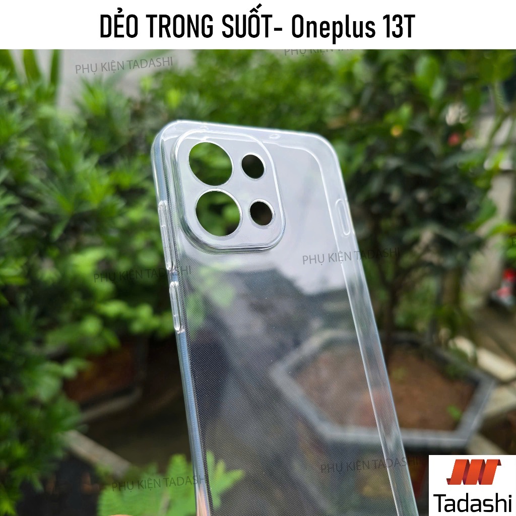 Ốp Lưng Dẻo Trong Suốt Oneplus 13T/ 13S, Oneplus 15/ Oneplus 13/ 13R/ Oneplus 12 Ôm Khít Máy Có Gờ B
