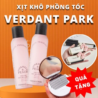 [TẶNG QUÀ] COMBO 2 CHAI Xịt Khô Phồng Tóc Verdant Park Dầu Gội Khô Kiềm Dầu Lâu Bết Mùi Hoa Quả