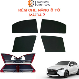  Rèm che nắng cho xe  Mazda 2 2s 2010-2014 Sedan=Hatback 2015-2024dùng cho cửa kính xe hơi có nam châm hàng loại 1 
