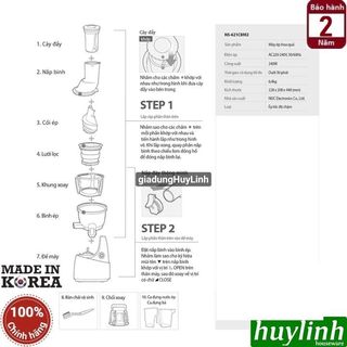 Máy ép chậm Hàn Quốc Kuvings NS-621 - Sản xuất tại Hàn Quốc (NS-621CBM2)