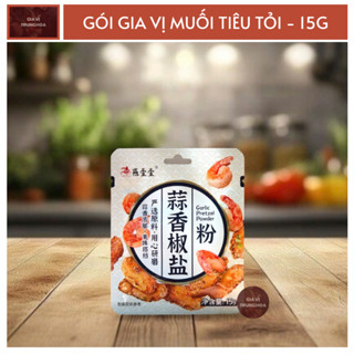 Gói 15g - BỘT GIA VỊ MUỐI TIÊU TỎI - YANYIYI